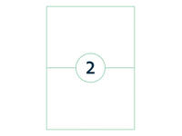 Etiket Qbasic A4 1.000 vel 210x148mm 2000 labels